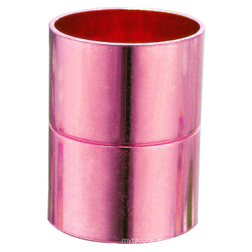 Water Plumbing Copper Coupling With Stop Rolled CxC